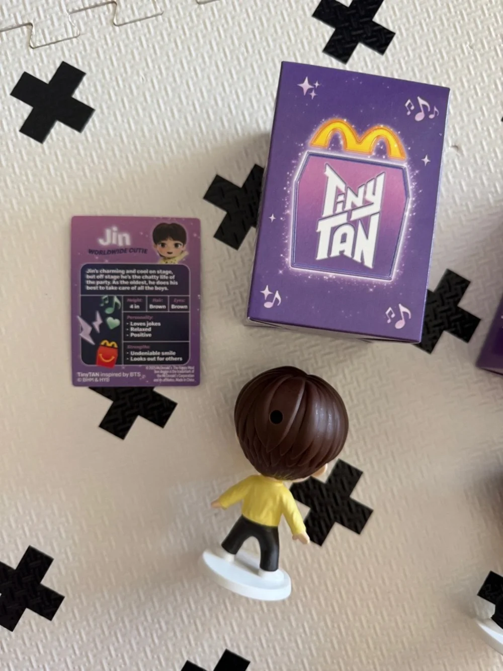 BTS TinyTAN McDonald’s Toy Bundle - RM & Jin (Open Box + Cards)